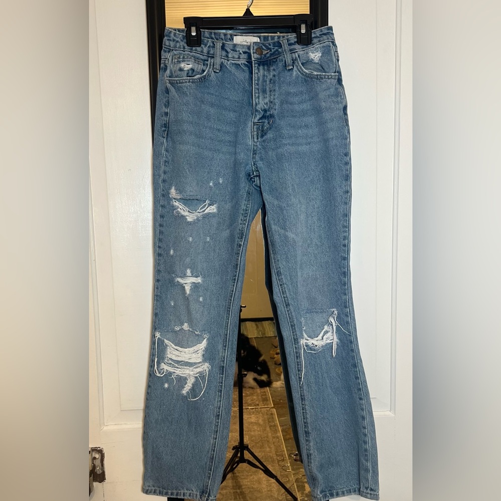 Classic Blue Straight Leg Women's Jeans